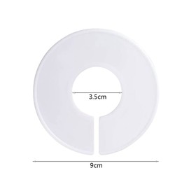 Belvanr Clothing Size Dividers Pack of 20 Size Dividers Clothes Rail Size Tabs Dividers Clothes Rack Round Hanger Divider Size Finder Hanger Size Finder for Size Differentiation