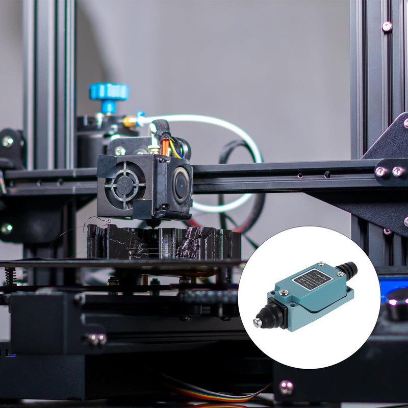 sourcing map Limit Switch Roller Plunger ME-8111 Mount 1NC+1NO 3D