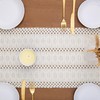 AWARDSEN Cream Beige Table Runners 72 Inches Long, Boho Spring