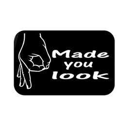 thatlilcabin - Circle Game Hand Made You Look 6" Vinyl Sticker Decal AS1280