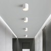 OKELI White Flush Mount Ceiling Light Fixtures for Hallway Entryway,
