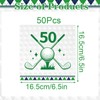 Rakuto Golf 50th Birthday Napkins Decorations for Men, 50pcs Golf