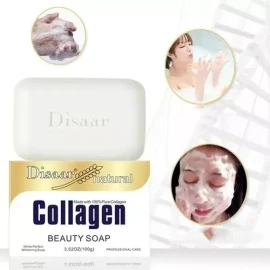 Disaar Jabón Collagen Antiedad Aclarante 100% Puro 2 Pzs