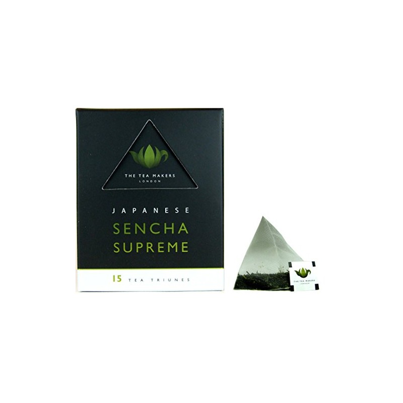 The Tea Makers of London Japanese Sencha Green Triune Teabags