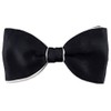 Pre-tied self-tie satin royale double in plain - bow tie