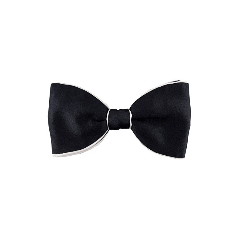 Pre-tied self-tie satin royale double in plain - bow tie