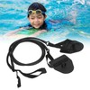 Swimming Arm Strength Trainer Latex Black Elastic Resistance Bands Swimming