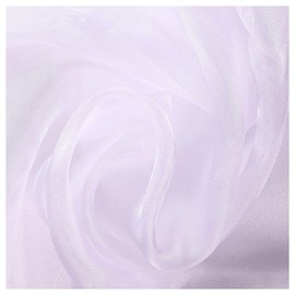 Glitter Sheer Organza Fabric, 1.5mx1m Polyester Gauze Tulle Fabric for Costume Crafts Party Decorations, White