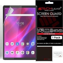 TECHGEAR Screen Protector for Lenovo Tab K10 / Tab M10 Plus 2nd Gen 2020 (10.3") TB-X606 / TB-X6C6 Ultra Clear Screen Protector Guard Cover With Screen Cleaning Cloth & Application Card