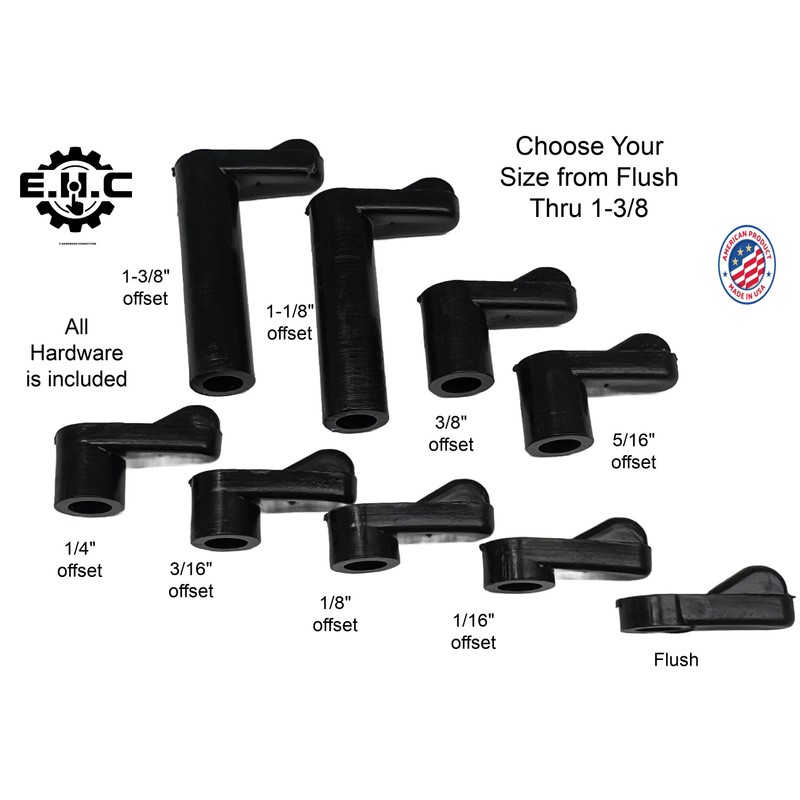 Window Screen Clips "Black” Plastic (Choose Your Size! /Size Run