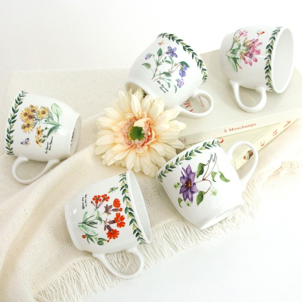 Matsuoka Wildflower Mug 5P Set / 마쯔오카 야생화머그 5p 세트