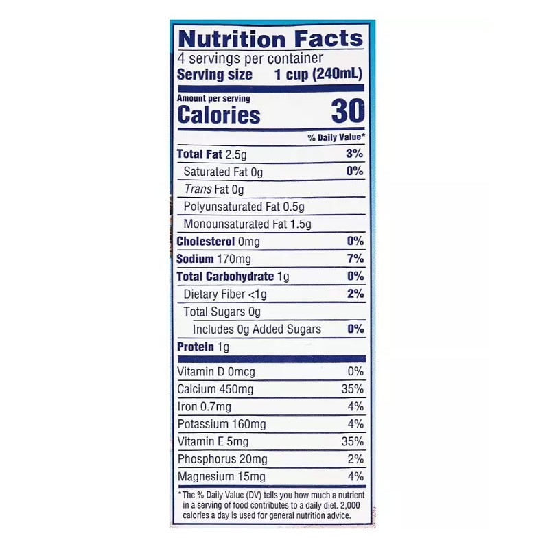 Almond Breeze Unsweetened Original Almond Milk, 6 pk./32 fl. oz.(NO