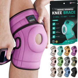 Modvel ELITE Knee Brace With Side Stabilizers & Patella Gel Pads for Maximum Knee Pain Support and Fast Recovery for Men and Women, Knee Pad for Running, Workout, Arthritis, Joint Recovery