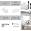 MYshade Cordless Top Down Bottom Up Cellular Shades Accessories Mounting