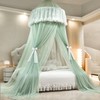 AIKASY Princess Bed Canopy for Girls – Double Layer Sheer
