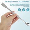 2 Pcs Lab Spatulas- 304 Stainless Steel Double-Ended Sampling Spoon
