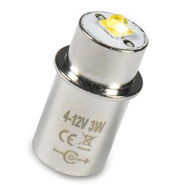 HQRP High Power 3w LED Bulb Compatible with Maglite ST3D016 S3D015 ST3D036 S3D096 Led 3-D Cell Flashlight MAG-LED