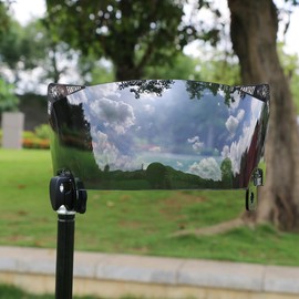 GIKYTEC Football Helmet Visor Anti-Fog Scratch Resistant Used for riddell Speed Flex Helmet for Youth & Adult (Clear Black Anti-Fog)