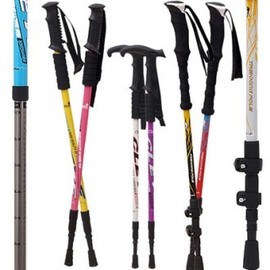 Hiking Stick Jungle Leopard Hiking stick/hiking 6061 straight stick pink 2ea