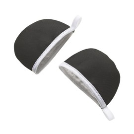 Excelsa Life Ceramic Set of 2 Pot Holder, Cotton, Black (Pack of 2)