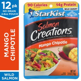 StarKist Salmon Creations Mango Chipotle - 2.6 oz Pouch (Packaging May Vary) (Pack of 12)