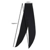 GERINLY Solid Color Long Neckerchief Pure Skinny Scarf Necktie for