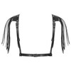 TAIKMD Men's Adjustable PU Leather Body Chest Harness With Tassel