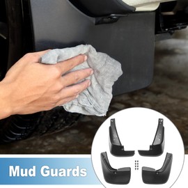 A ABSOPRO Toyota Corolla 9th Generation 2003-2008 Mud Flaps Mud Flaps Mud Flaps Mud Flaps with Front & Rear Mounting Hardware (Set of 4)