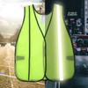 SIFE Chaleco de seguridad reflectante de alta visibilidad con tiras