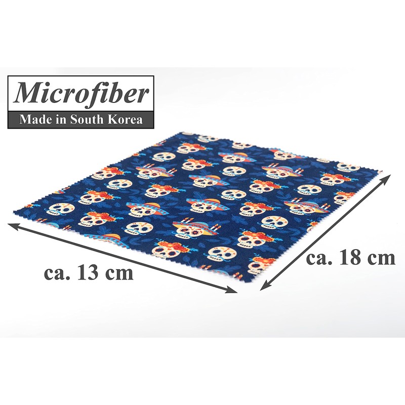 Glasses Cleaning Cloths with Motif Print in Various Combinations (Días