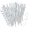200 Pcs 6" Garden Plastic Plant Twist Ties Reusable White