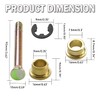 Door Hinge Pins Bushings Kit Compatible with Ford F150 F250