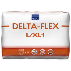 Abena Delta-Flex Protective Underwear, Level 1, (Small To Extra Large Sizes) Large/XL, 14 Count