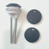 WinZo Toilet Round Dual Flush Button with Toilet Seat Bolts