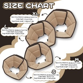 Dog Cone Collar After Surgery, Adjustable Soft Recovery Cone for Small Dogs to Stop Licking, Light-Weight Comfortable Elizabethan Collar for Dogs Anti-Bite Lick Protective Wound