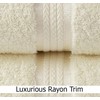 COTTON CRAFT Ultra Soft 12 Pack Wash Cloths 12x12 Ivory