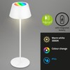 BRILONER LED Table Lamp Wireless, RGB Bedside Lamp Touch, Desk