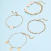 Shell Ankle Bracelet for Women Flower Anklet Boho Ankle Bracelet