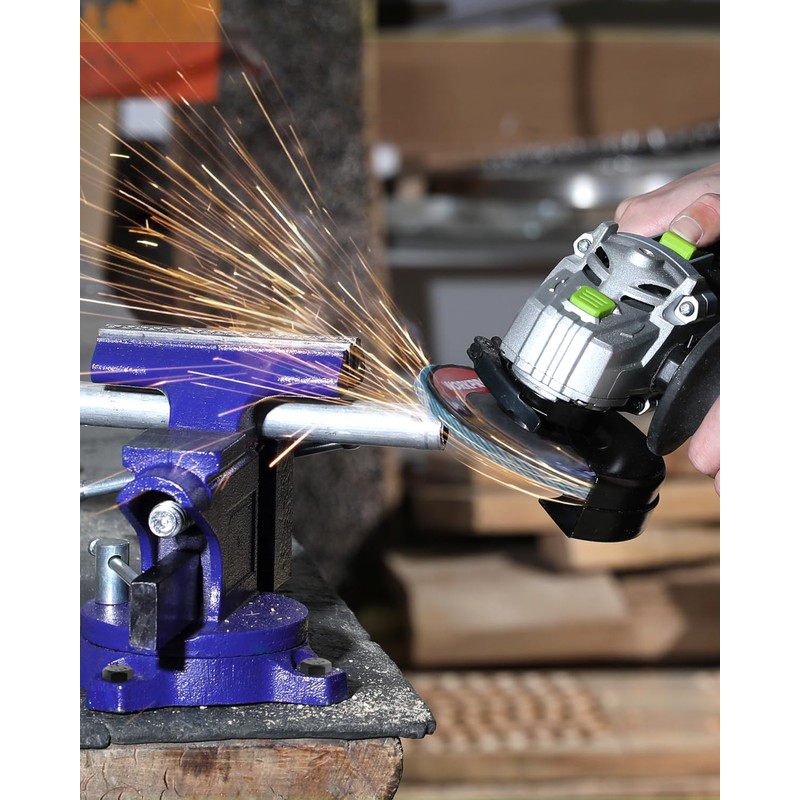 WORKPRO Bench Vise, 4-1/2" Vice for Workbench, Utility Combination Pipe