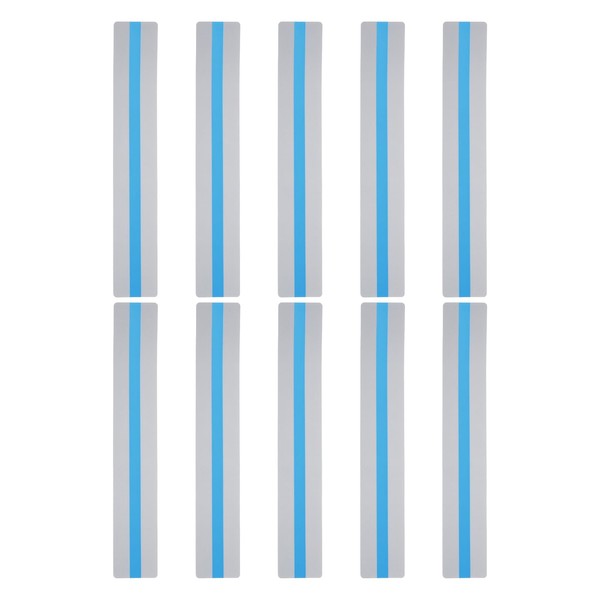 PATIKIL Guided Reading Strips, 10pcs Tracking Highlight Colored Overlay Bookmark