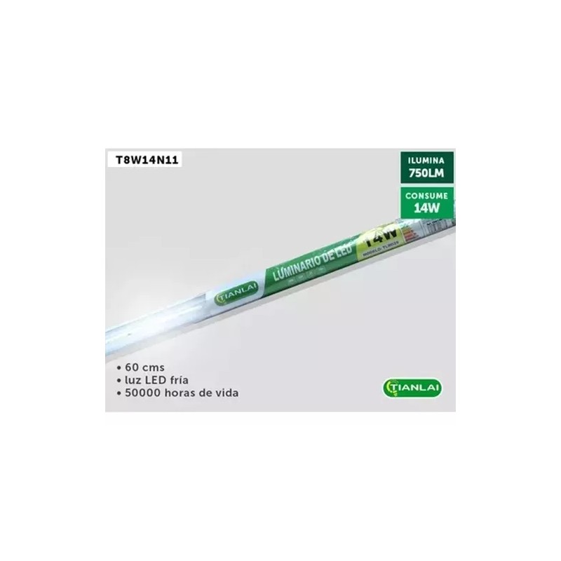 Taej 85 10 Lamparas Regletas Led 14w 72 Leds 580mm