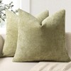ZWJD Cushion Covers 50x50cm 2 Pack – Soft Chenille Decorative
