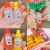 8 Pcs Mini Condiment Squeeze Bottles,23ml Condiment Squeeze Bottle,Plastic Portable
