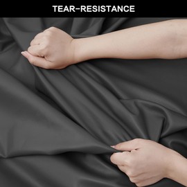 smotrcc UTV Ranger Seat Cover Compatible with Polaris Ranger 400 500 570 800 RZR 4x4 Midsize 2010-2014,Lower Seat Cover Soft Protector Waterproof PU Coating Ranger Seat Accessory