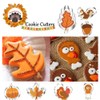 Mini Fall Cookie Cutter Set, 7 Pcs Removable Mini Pumpkin,