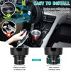 DaisyInner 2 Pcs USB Car Fan with Cup Holder 2