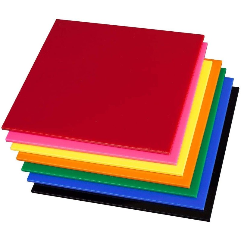 Premium 1/8 th Inch Thick Acrylic Plexiglass Sheet (White, 8"
