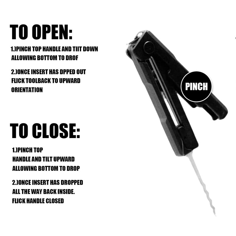 2PCS Lock Picking Kit, Portable Lock Pick Set with Gravity