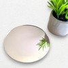 Sendmeamirror Circle Acrylic 3mm thick Mirrors 10cm Diameter, (With sticky