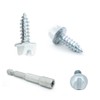 BOPOWO 300 Pcs #7x1/2 Self-Tapping Gutter Screws White Painted Slotted